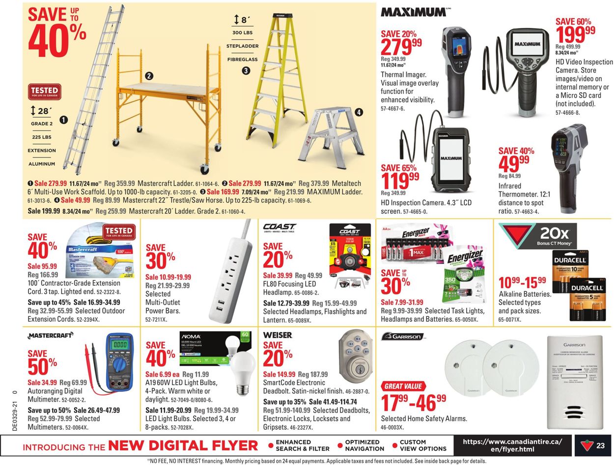Canadian Tire Flyer from 07/15/2021