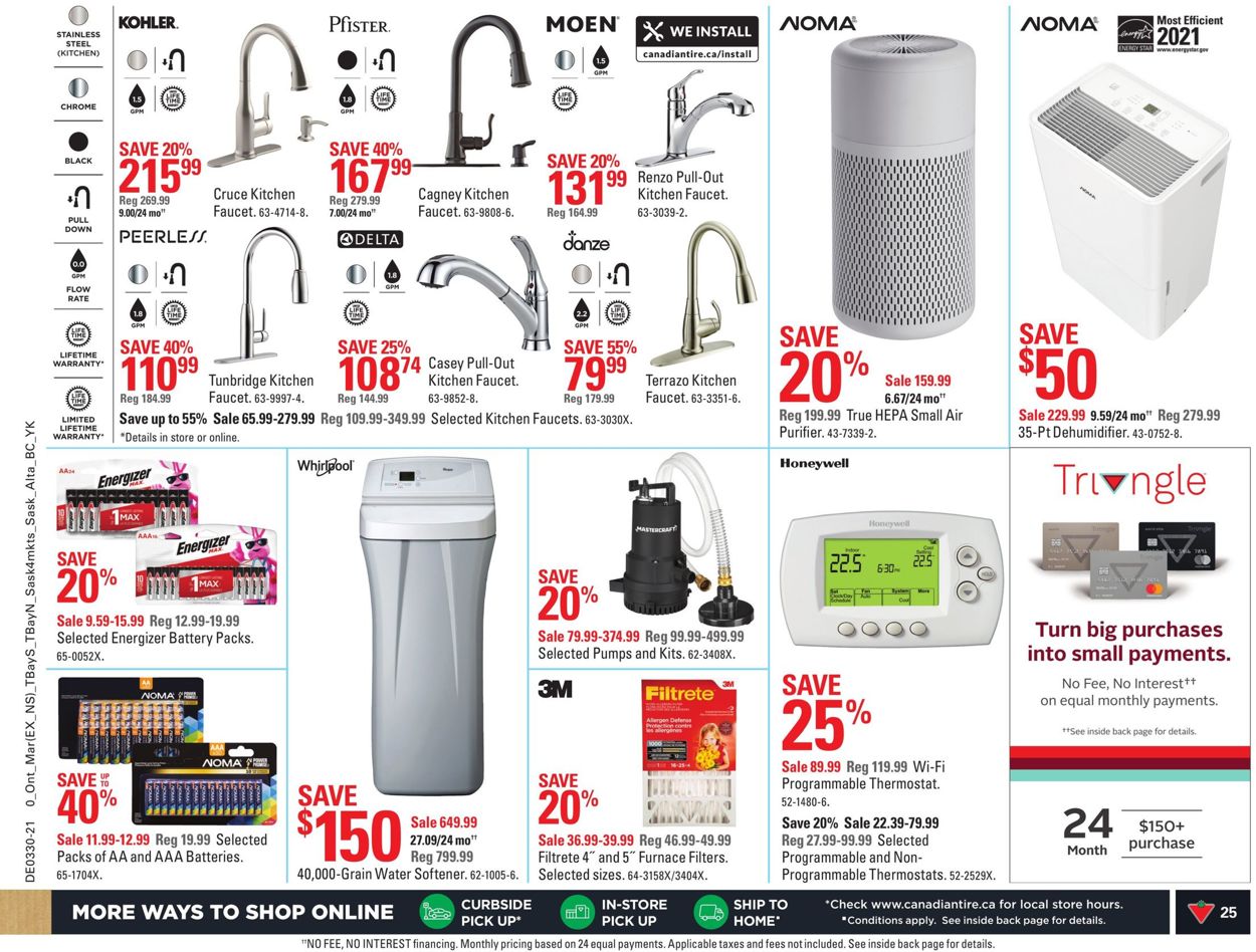 Canadian Tire Flyer from 07/22/2021