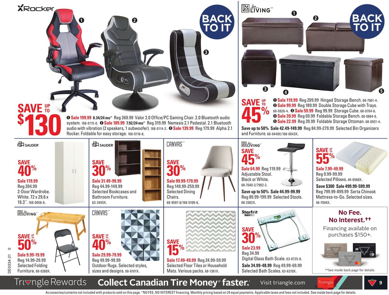 Canadian Tire Flyer from 08/20/2021