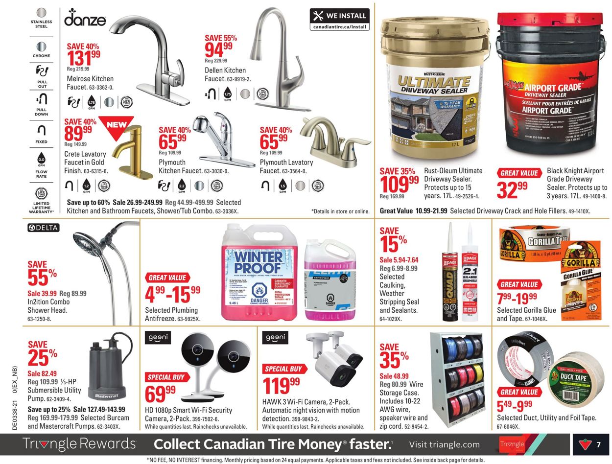 Canadian Tire Flyer from 09/16/2021