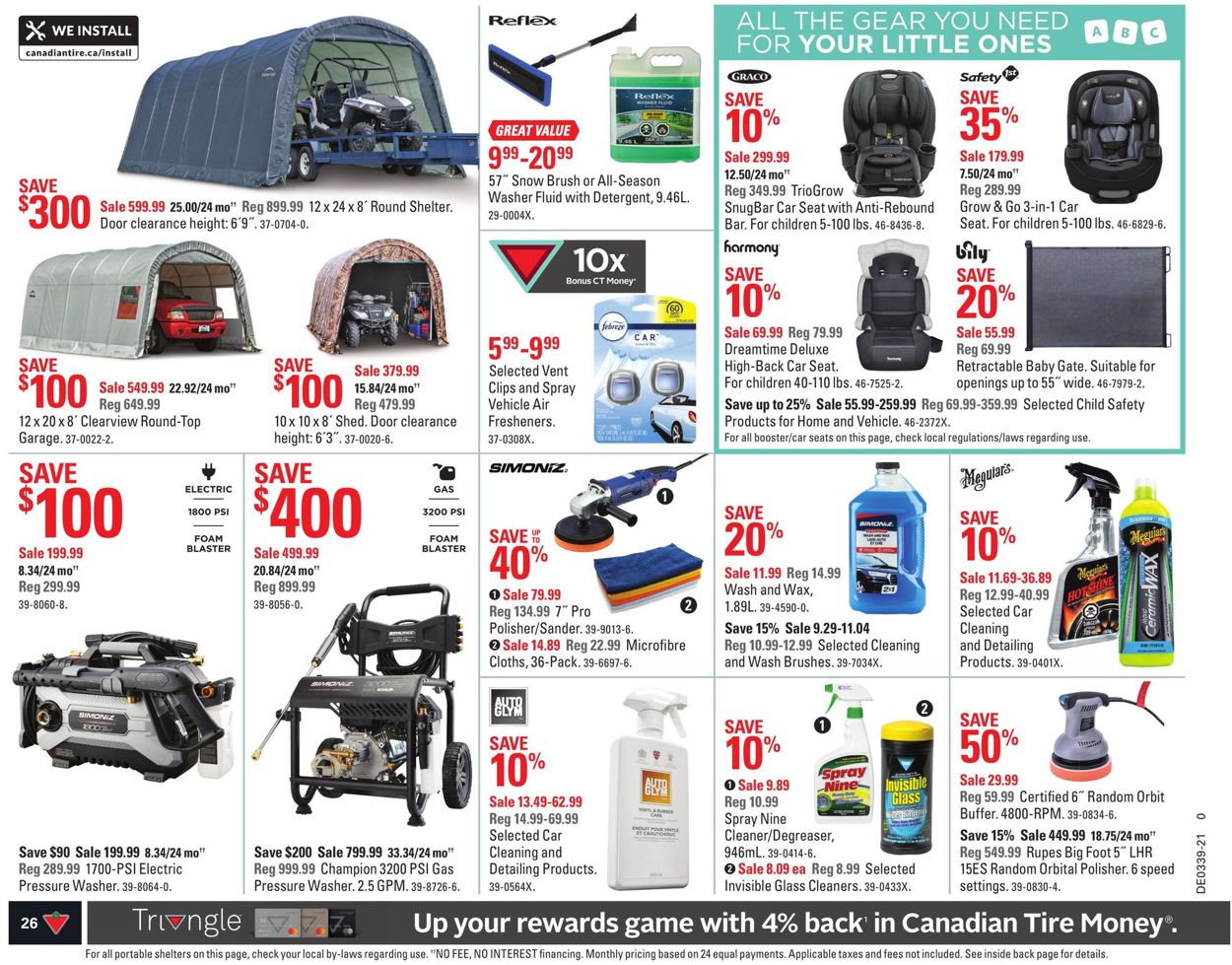 Canadian Tire Flyer from 09/24/2021