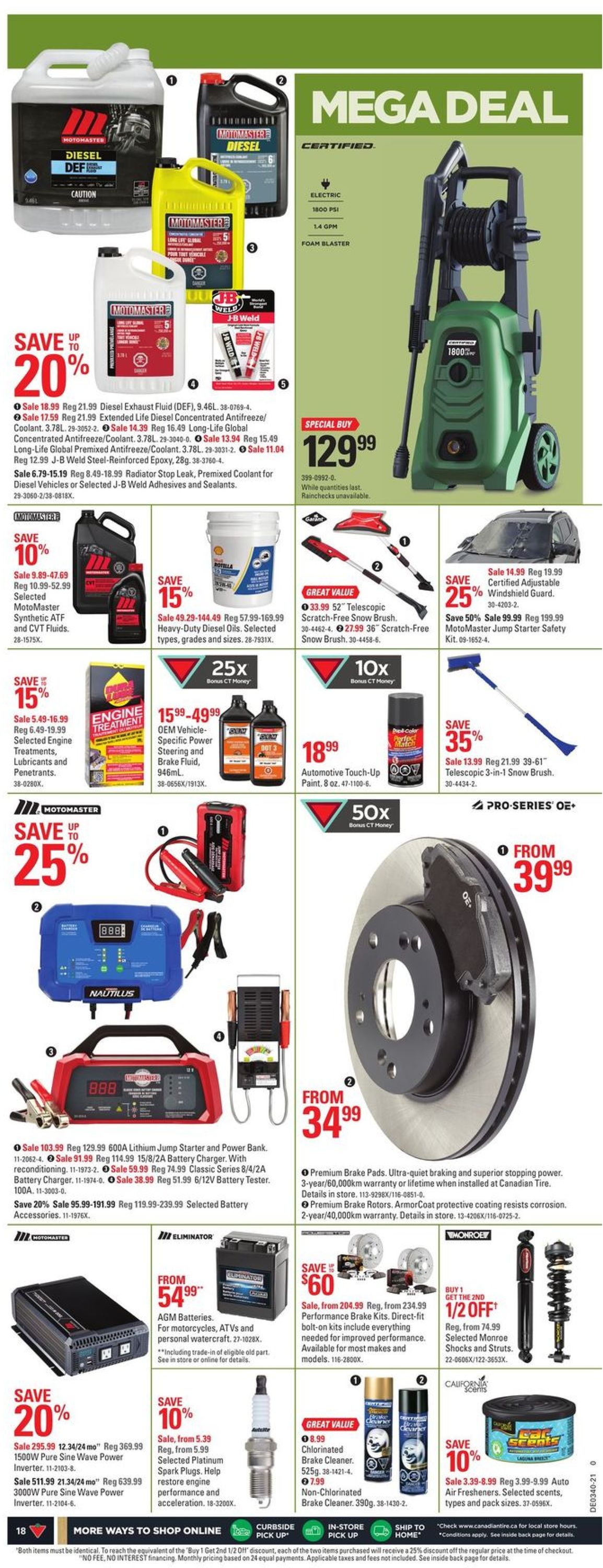 Canadian Tire Flyer from 09/30/2021
