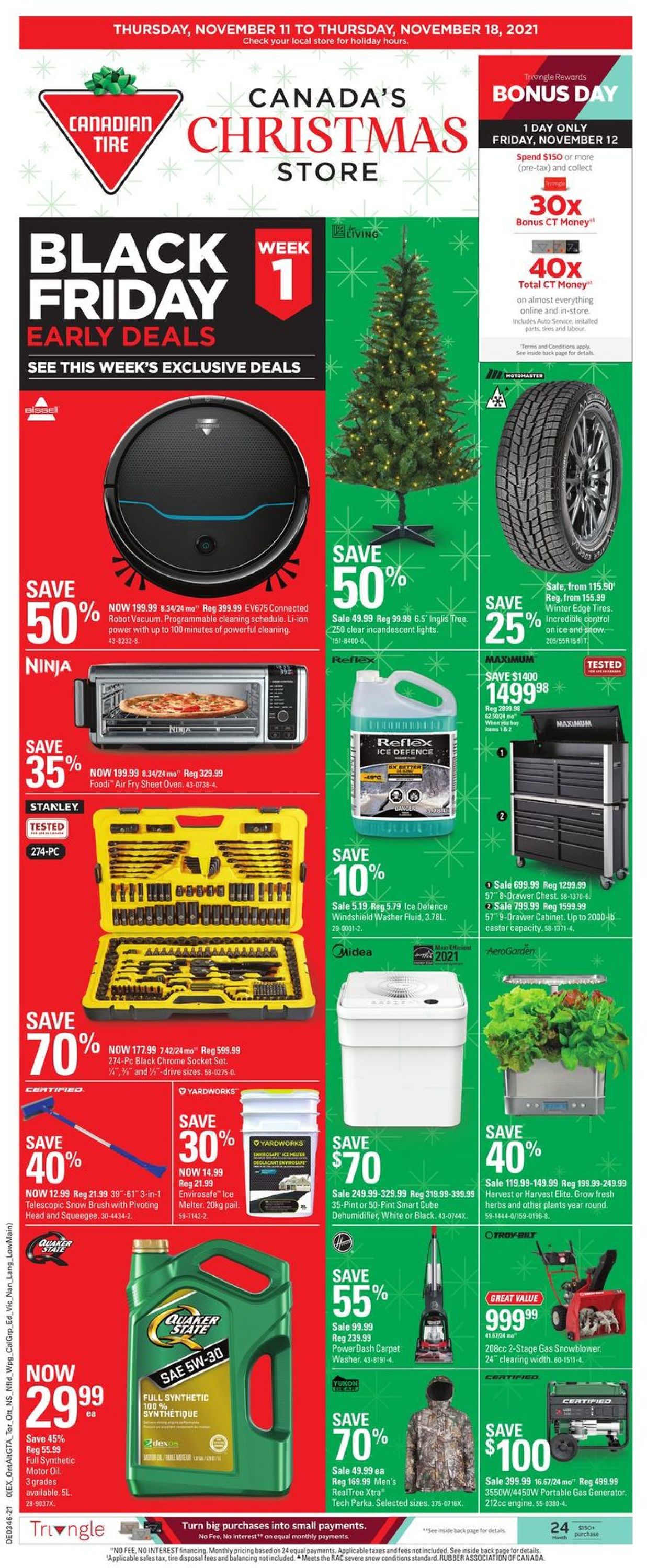 Canadian Tire Flyer from 11/11/2021