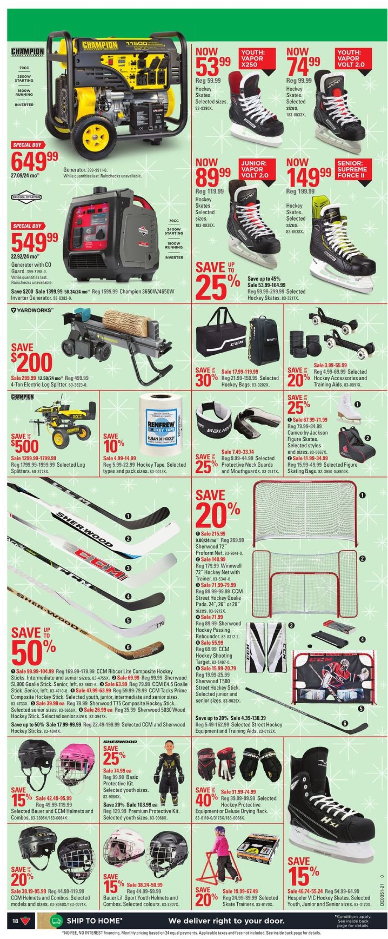 Canadian Tire Flyer from 12/16/2021