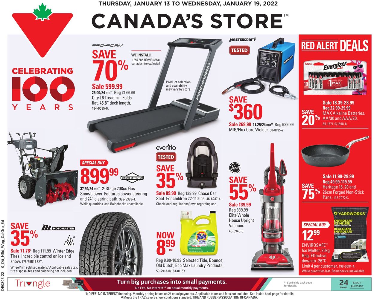 Canadian Tire Flyer from 01/13/2022