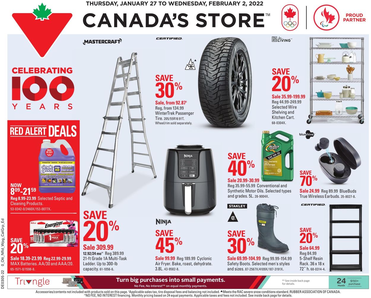 Canadian Tire Flyer from 01/27/2022