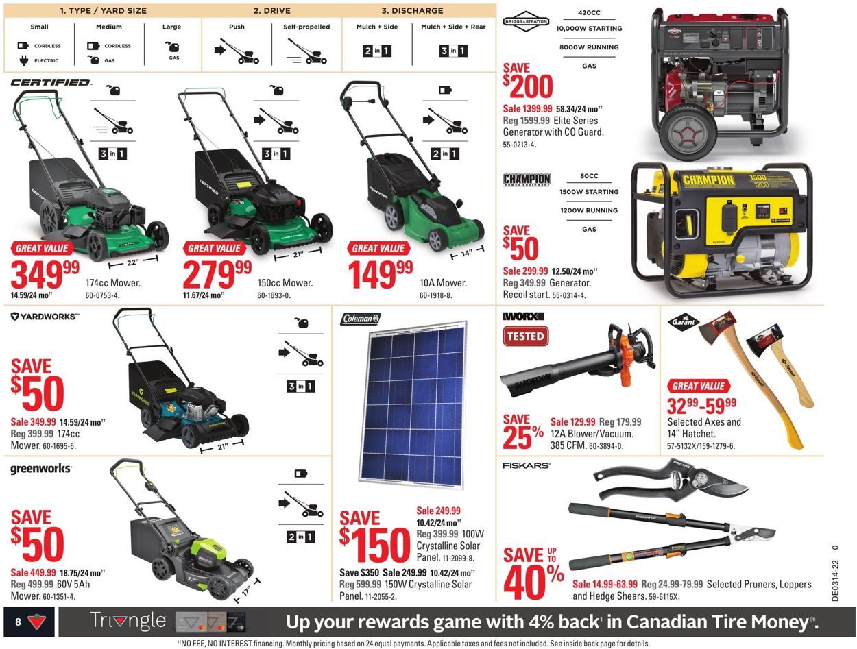Canadian Tire Flyer from 03/31/2022