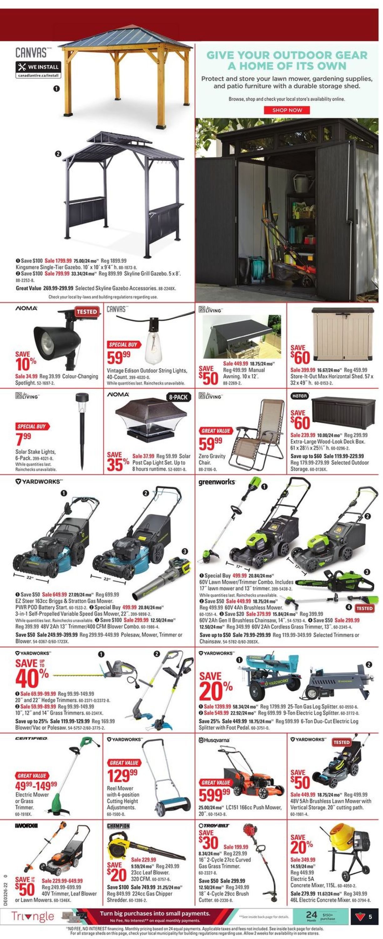Canadian Tire Flyer from 06/23/2022