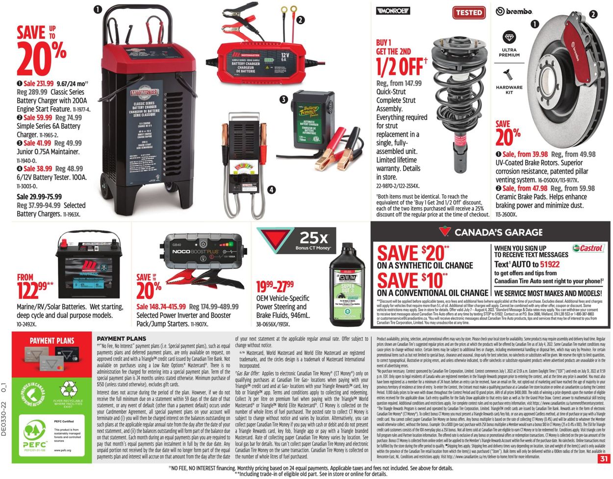Canadian Tire Flyer from 07/21/2022