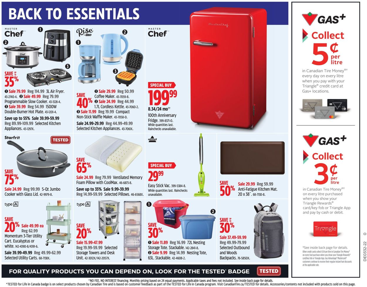 Canadian Tire Flyer from 08/05/2022