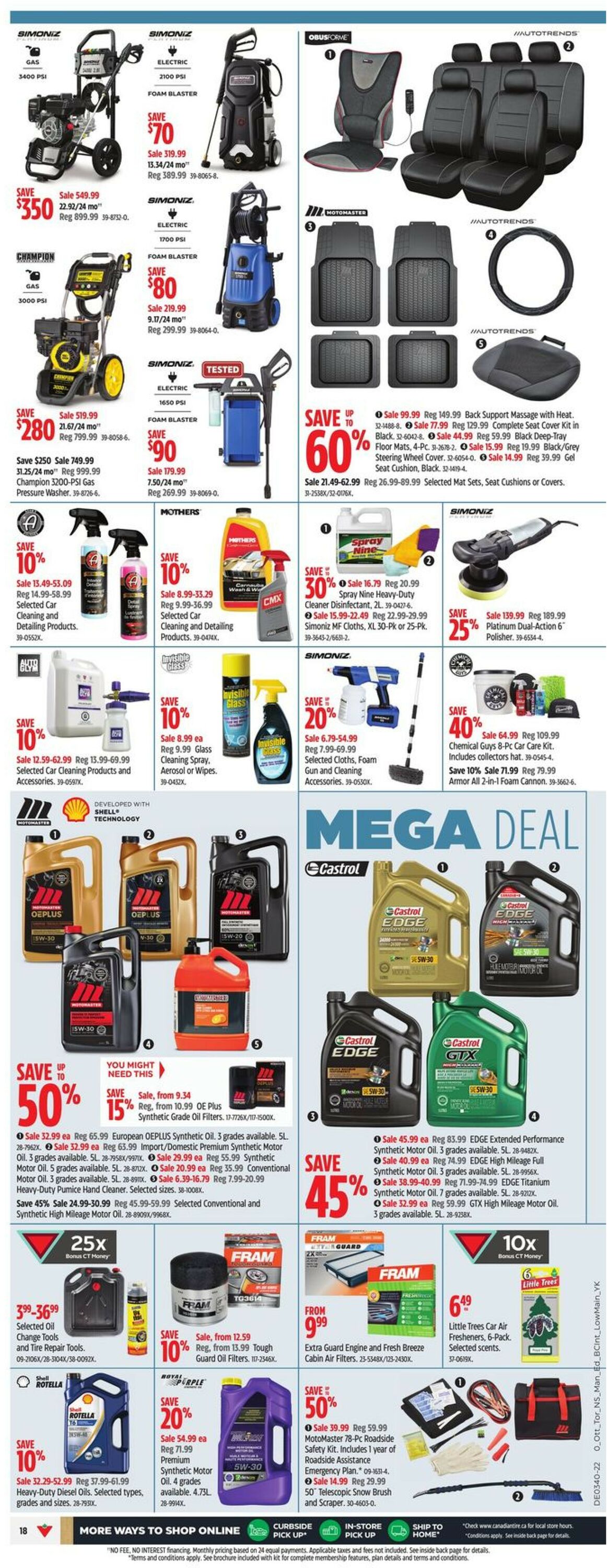 Canadian Tire Flyer from 09/29/2022