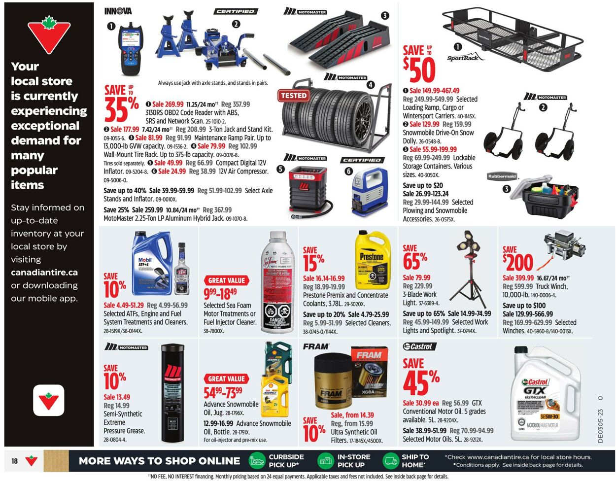 Canadian Tire Flyer from 01/26/2023