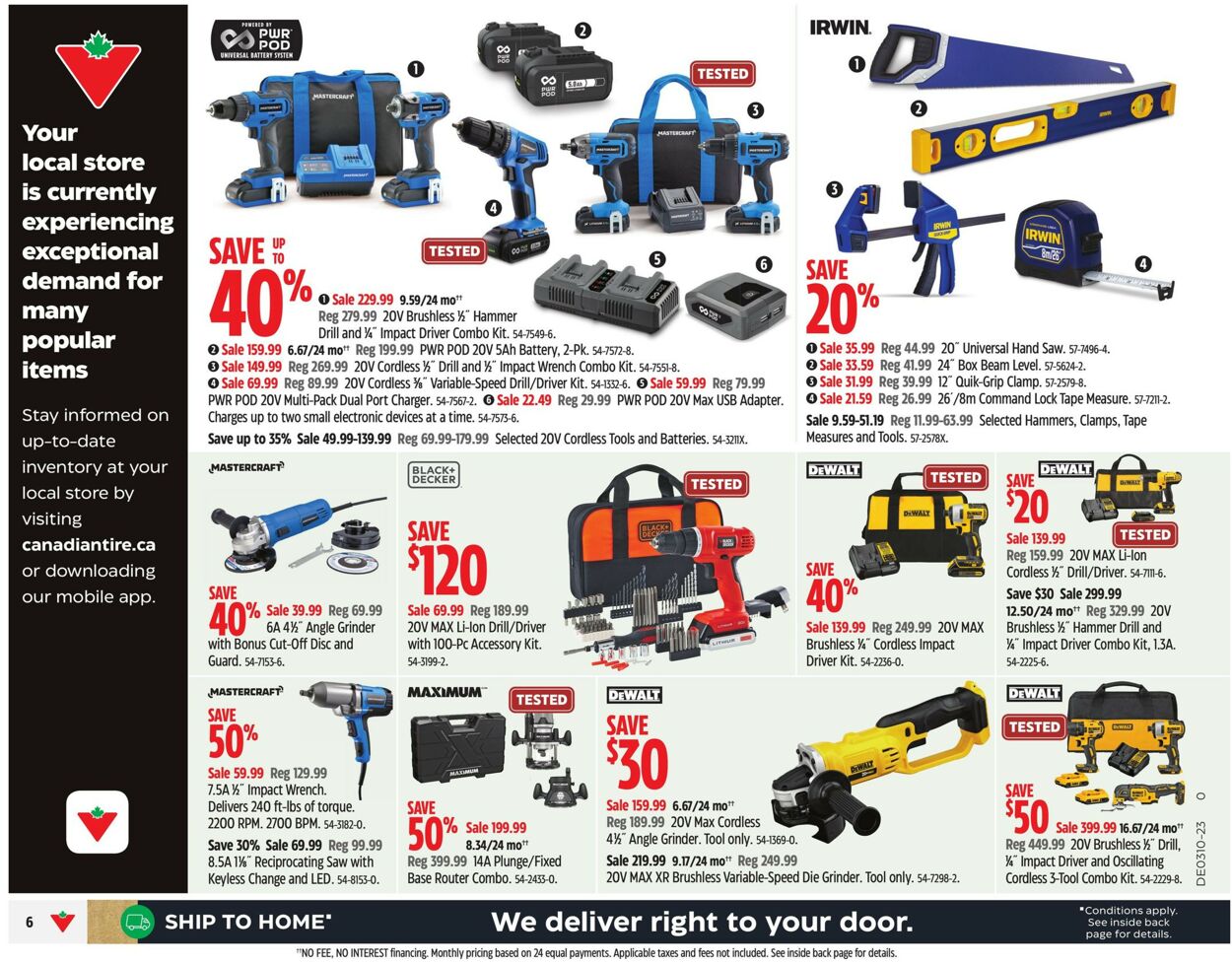 Canadian Tire Flyer from 03/02/2023