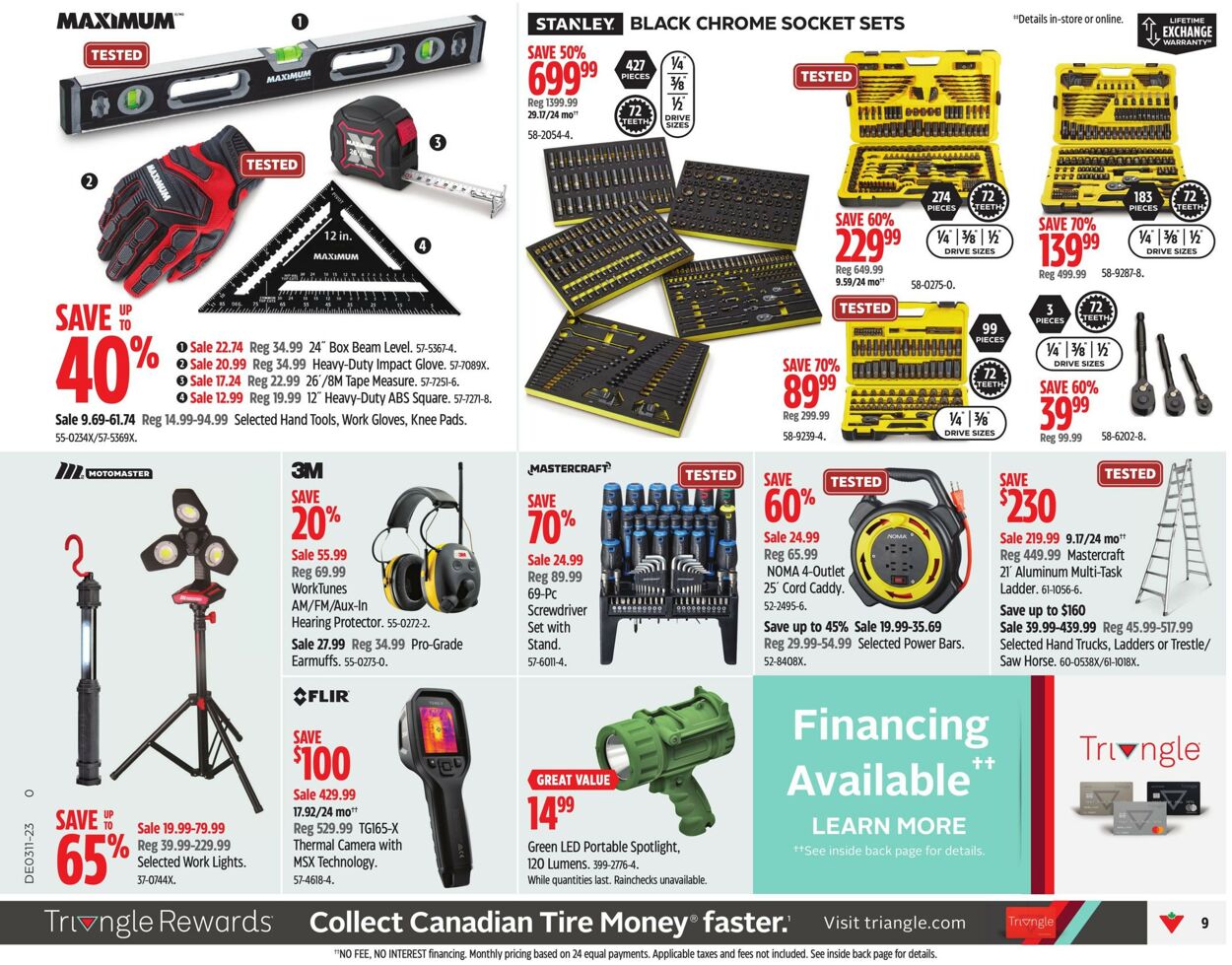 Canadian Tire Flyer from 03/09/2023