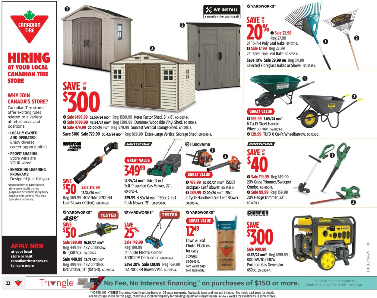 Canadian Tire Flyer from 09/21/2023