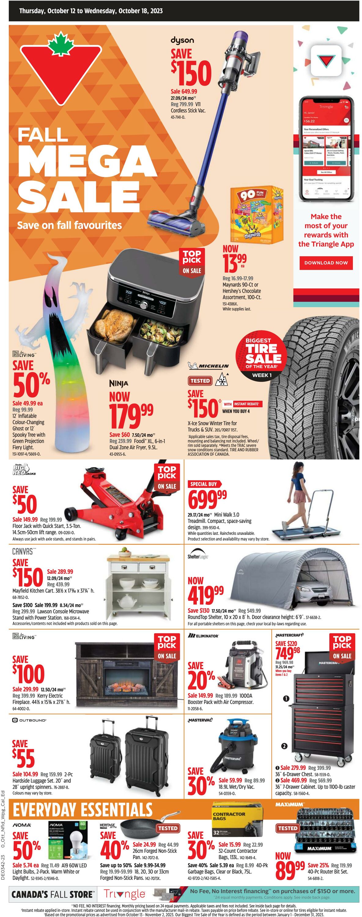 Canadian Tire Flyer from 10/12/2023