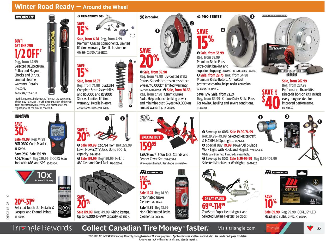 Canadian Tire Flyer from 11/02/2023