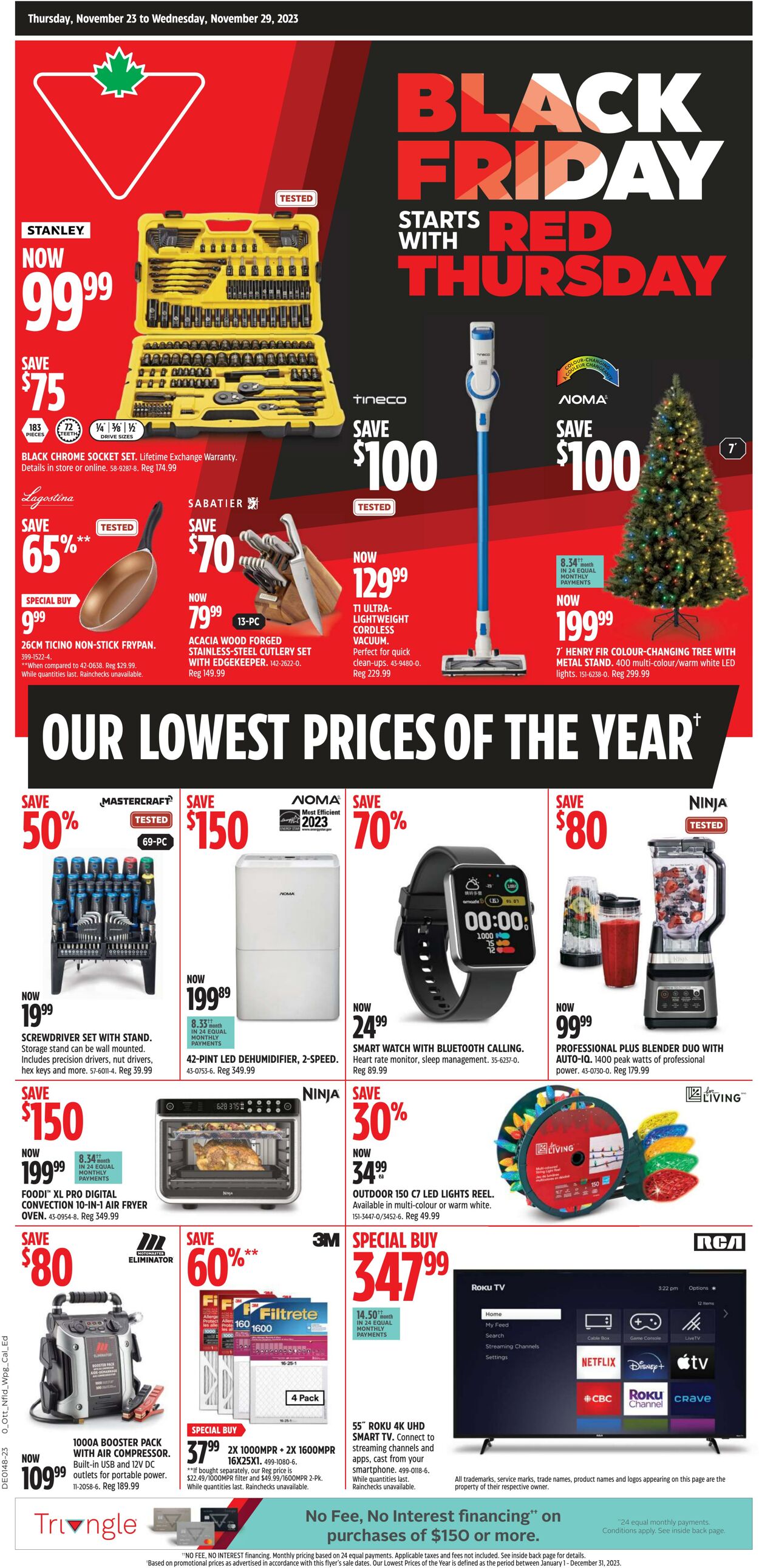 Canadian Tire Current flyer 11/23 - 11/29/2023