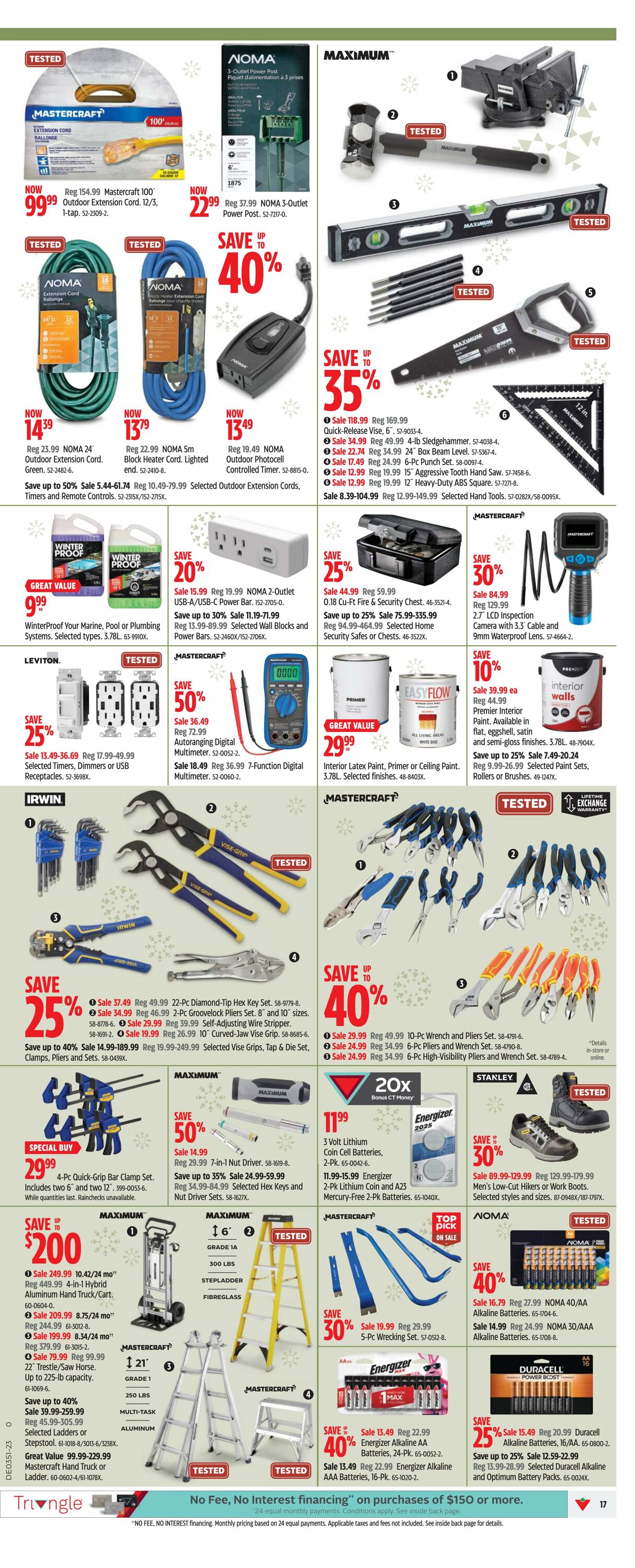Canadian Tire Flyer from 12/14/2023