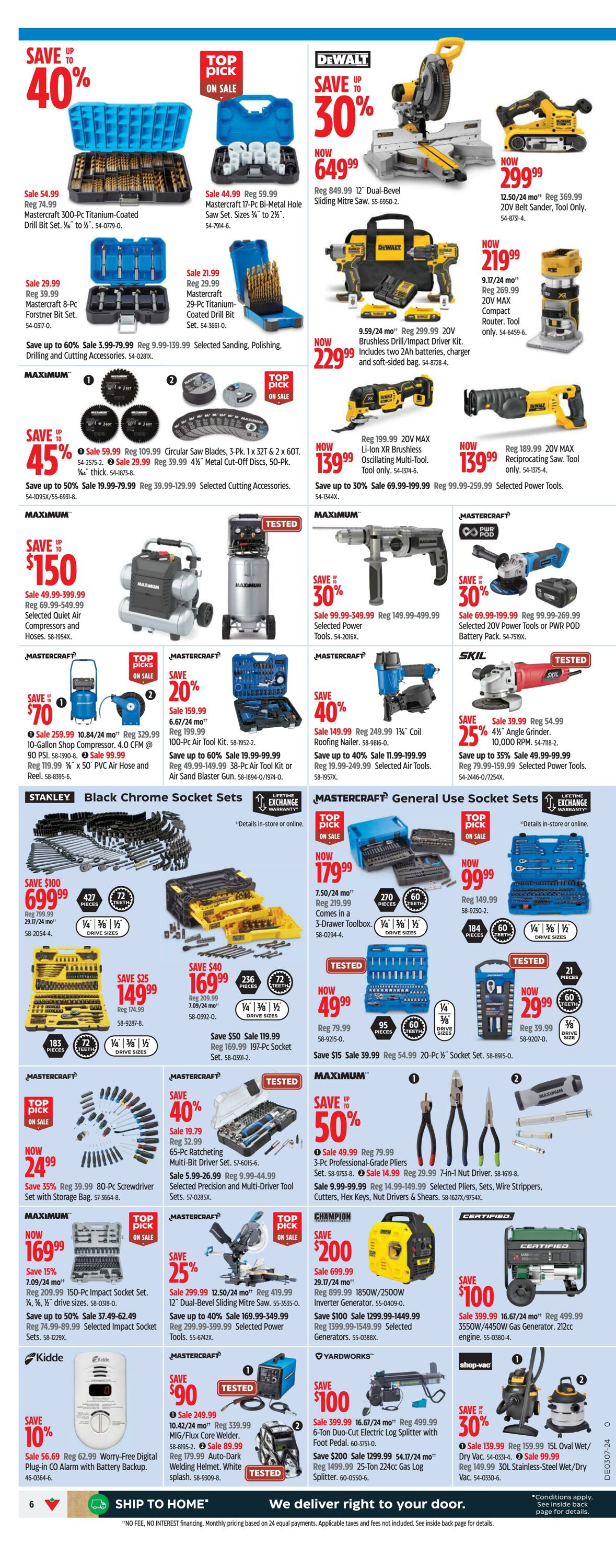 Canadian Tire Flyer from 02/08/2024