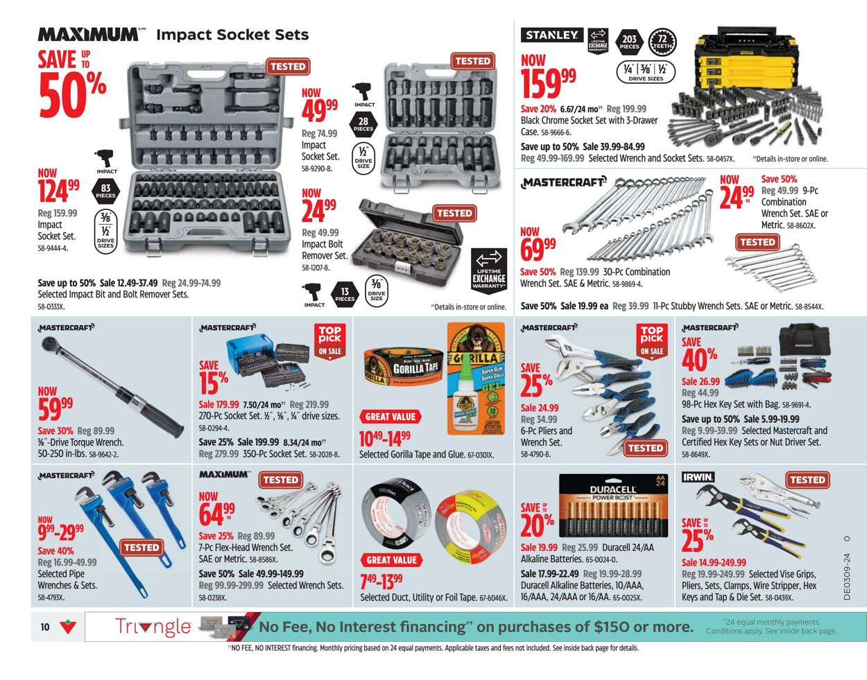 Canadian Tire Flyer from 02/22/2024