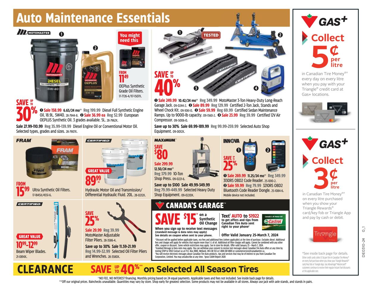 Canadian Tire Flyer from 02/29/2024