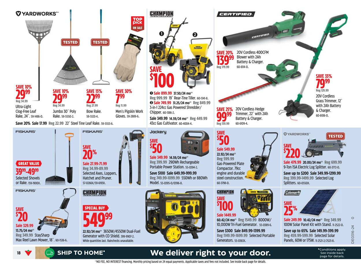 Canadian Tire Flyer from 04/11/2024