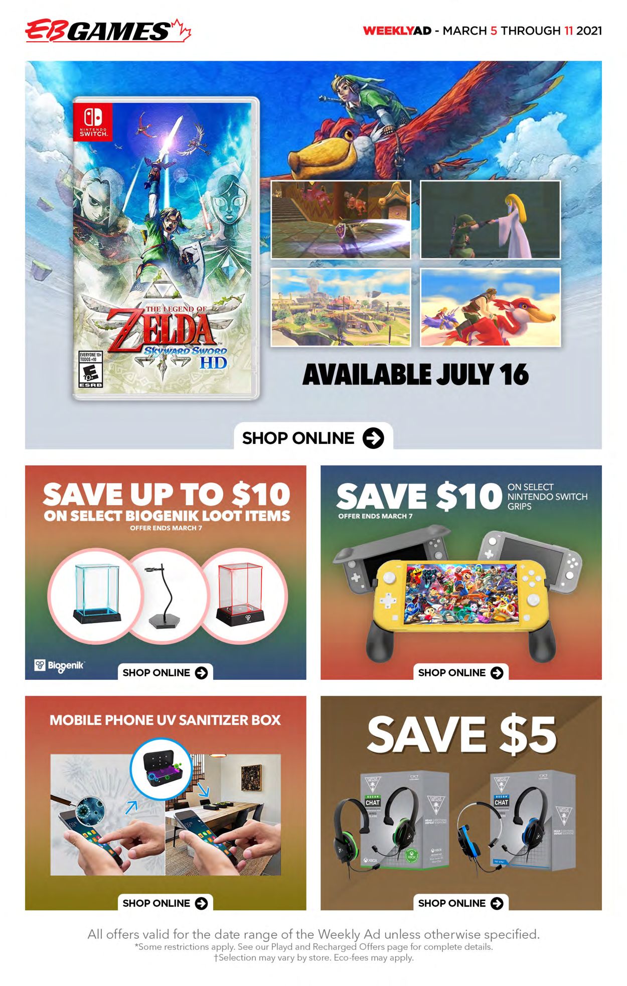 EB Games Flyer from 03/05/2021