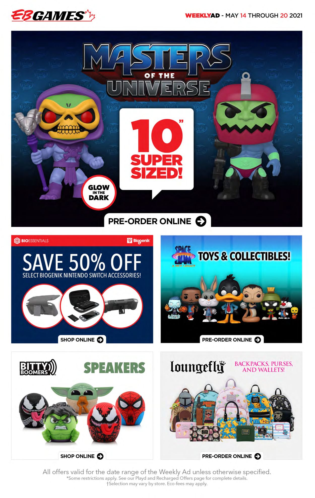 EB Games Flyer from 05/14/2021