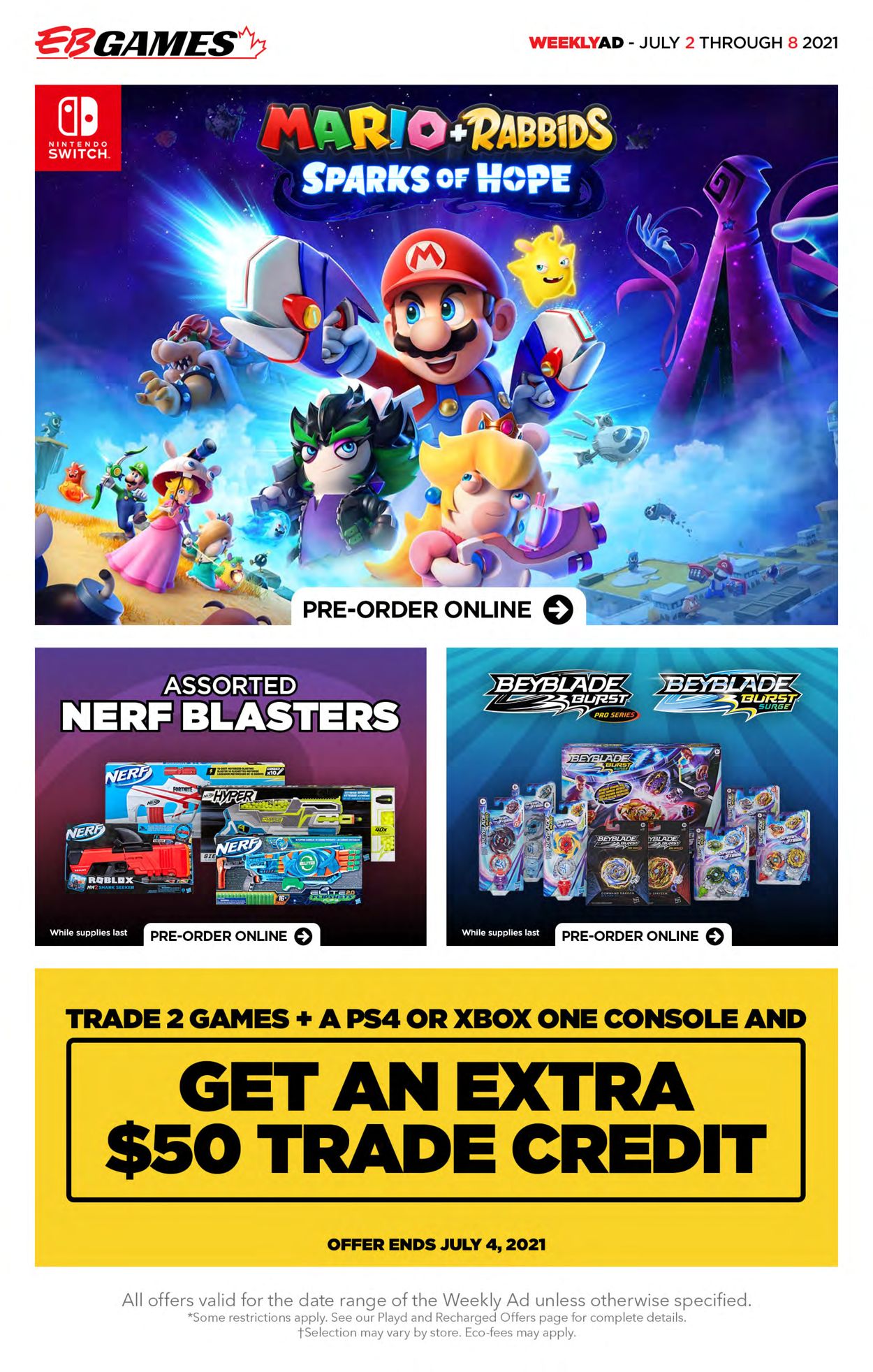 EB Games Flyer from 07/02/2021