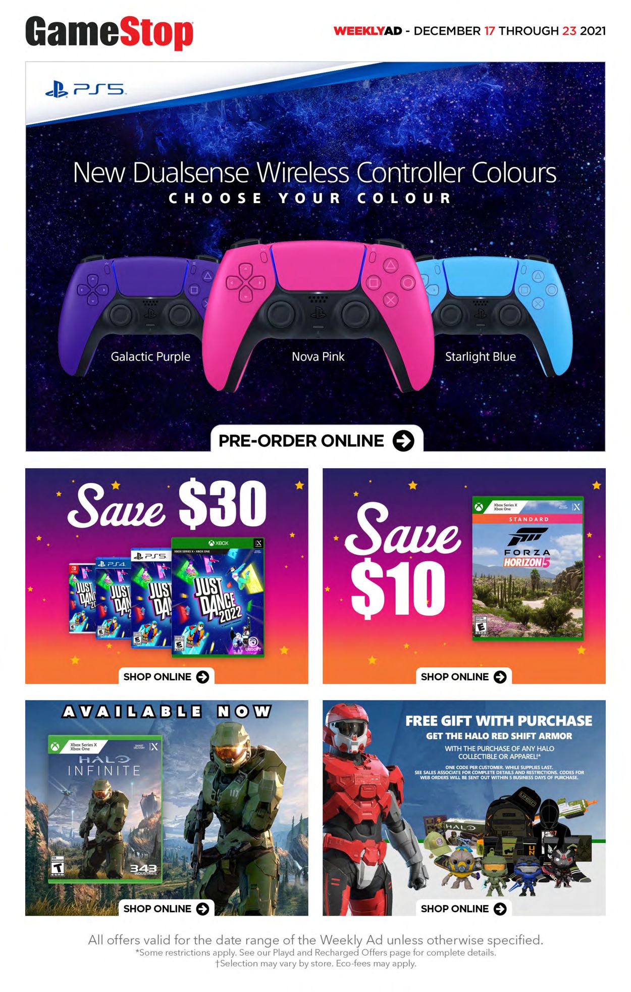 EB Games Flyer from 12/17/2021