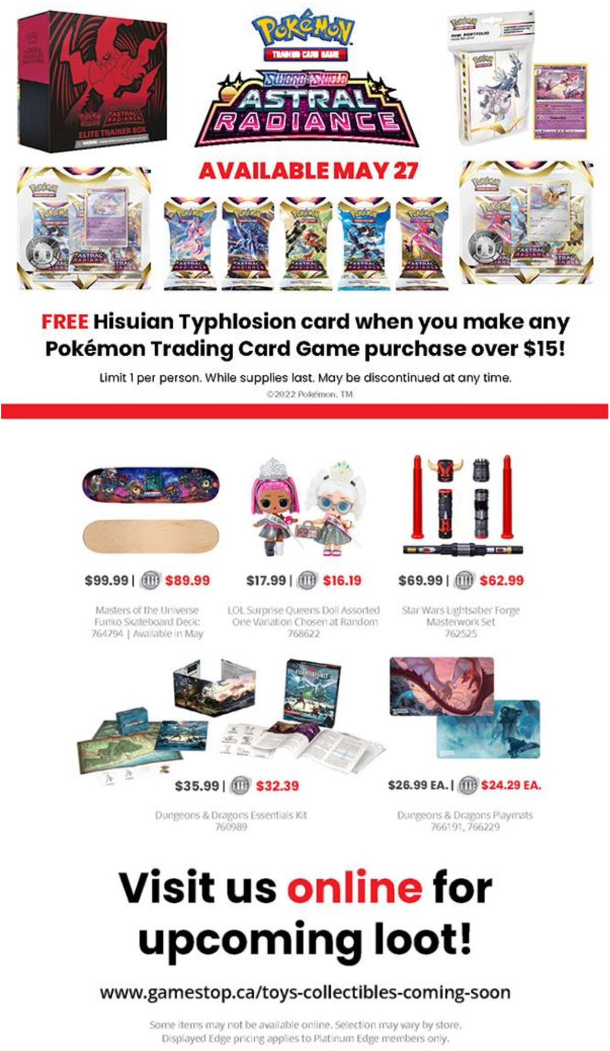 EB Games Flyer from 05/02/2022