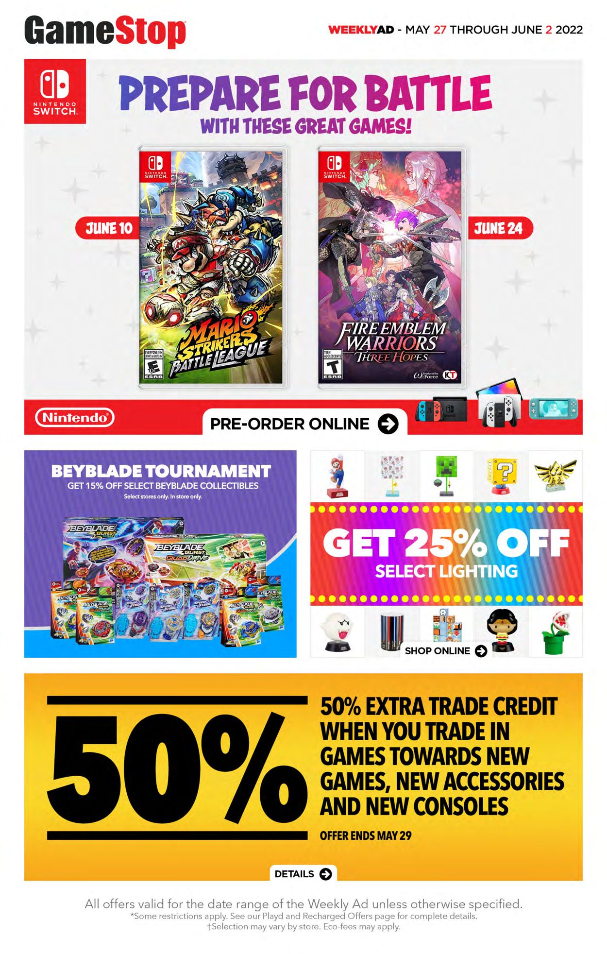 EB Games Flyer from 05/27/2022