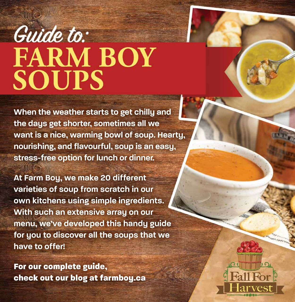 Farm Boy Flyer from 10/13/2022