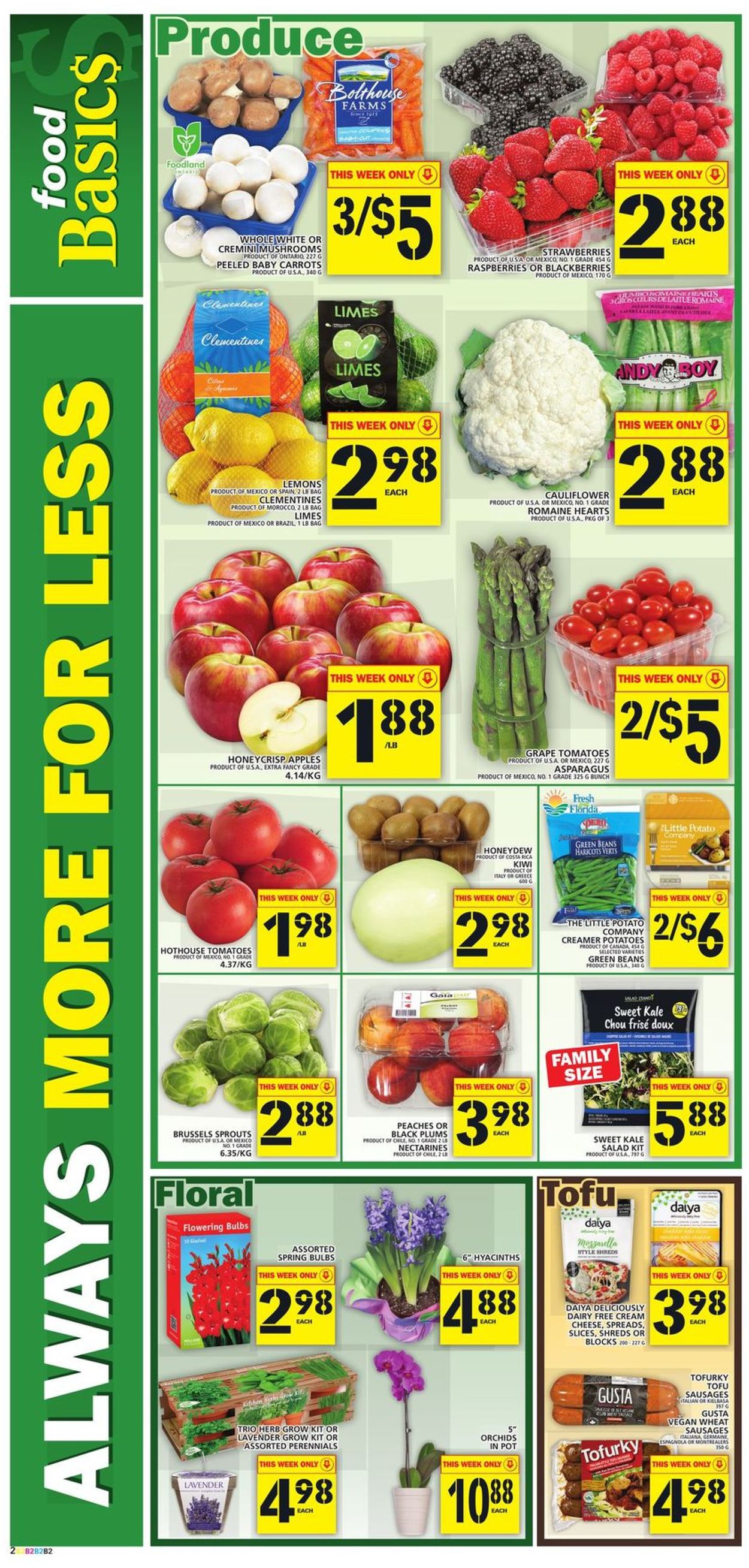 Food Basics Flyer from 03/12/2020