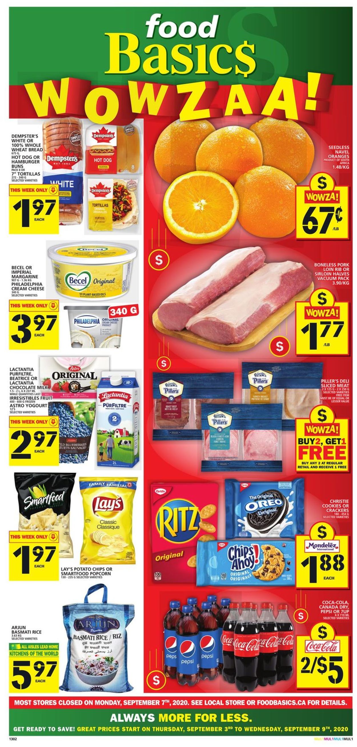 Food Basics Flyer from 09/03/2020
