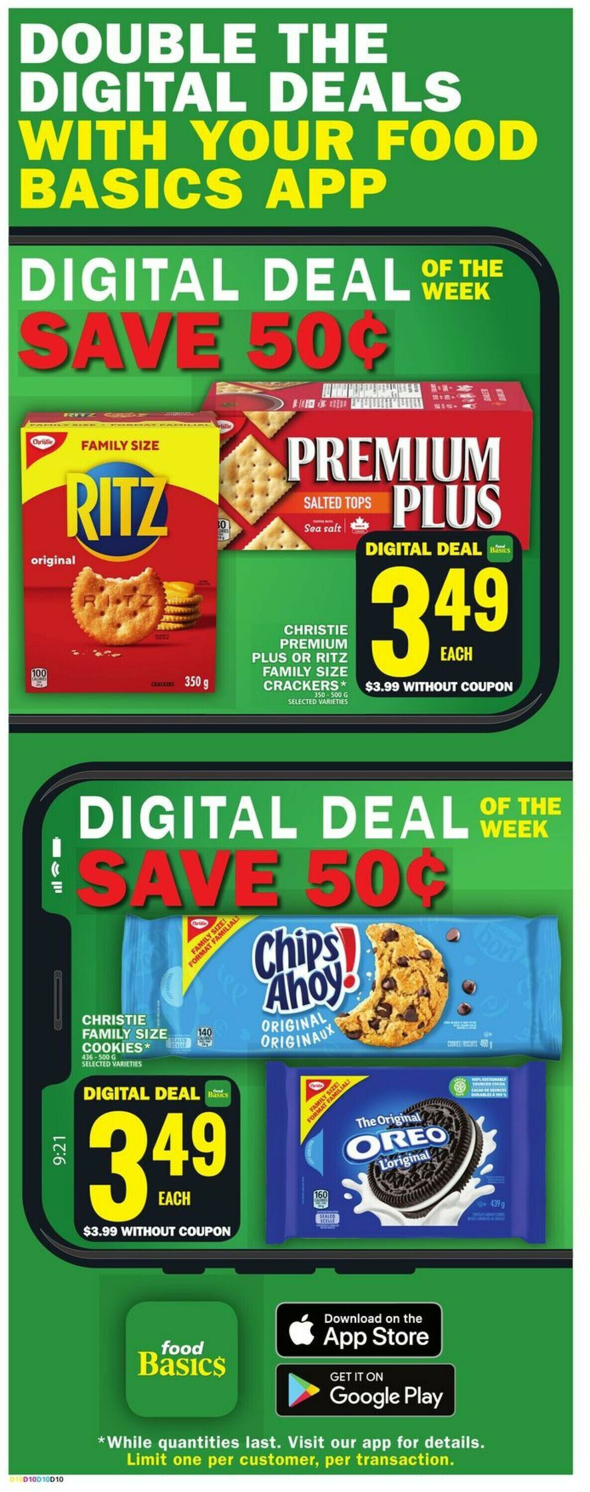 Food Basics Flyer from 10/12/2023