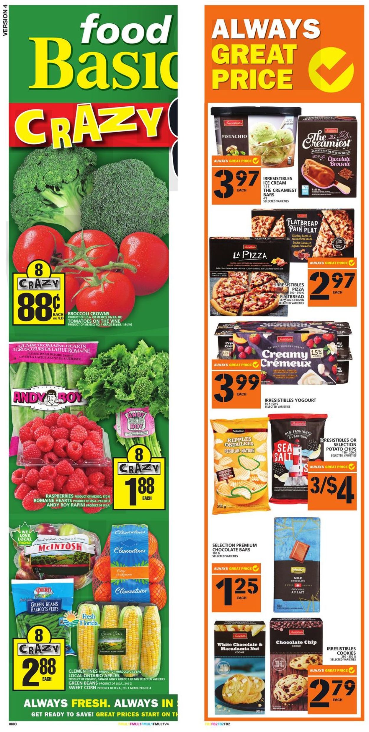 Food Basics Flyer from 04/22/2021