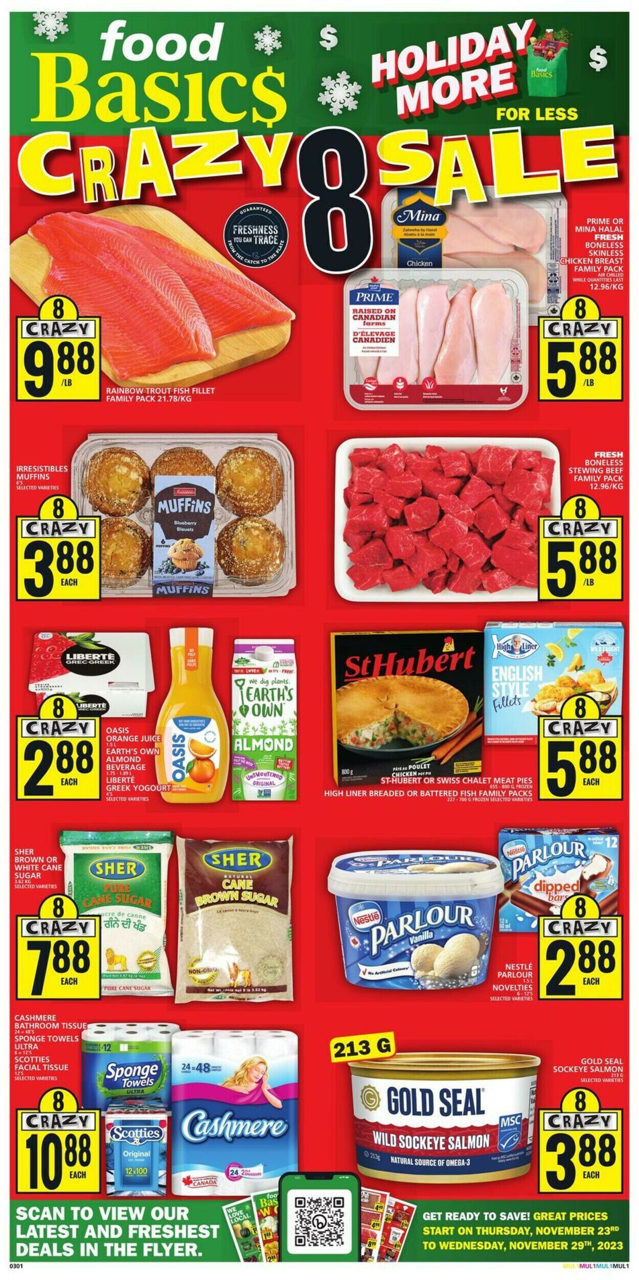 Food Basics Flyer from 11/23/2023