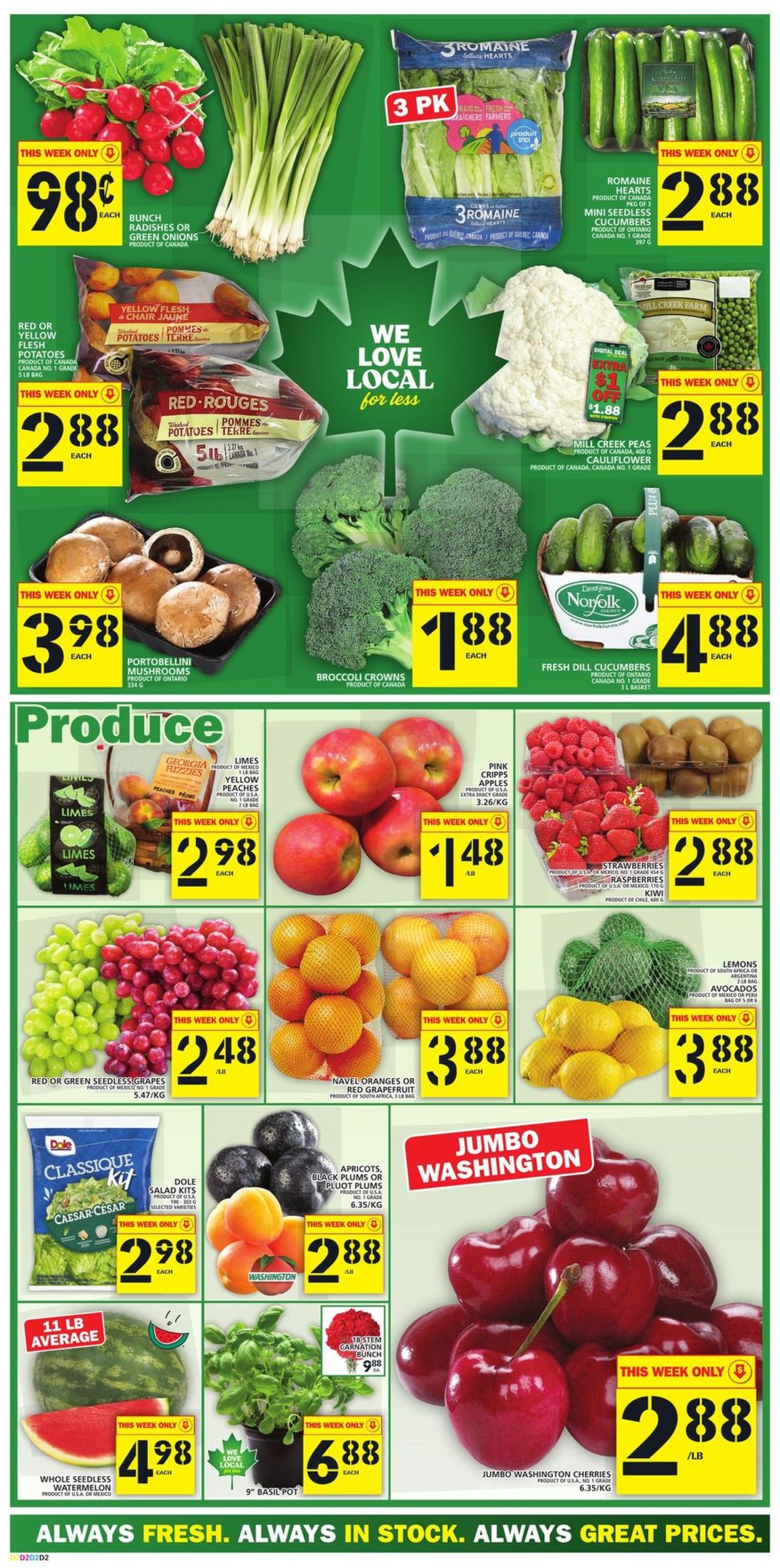 Food Basics Flyer from 07/08/2021