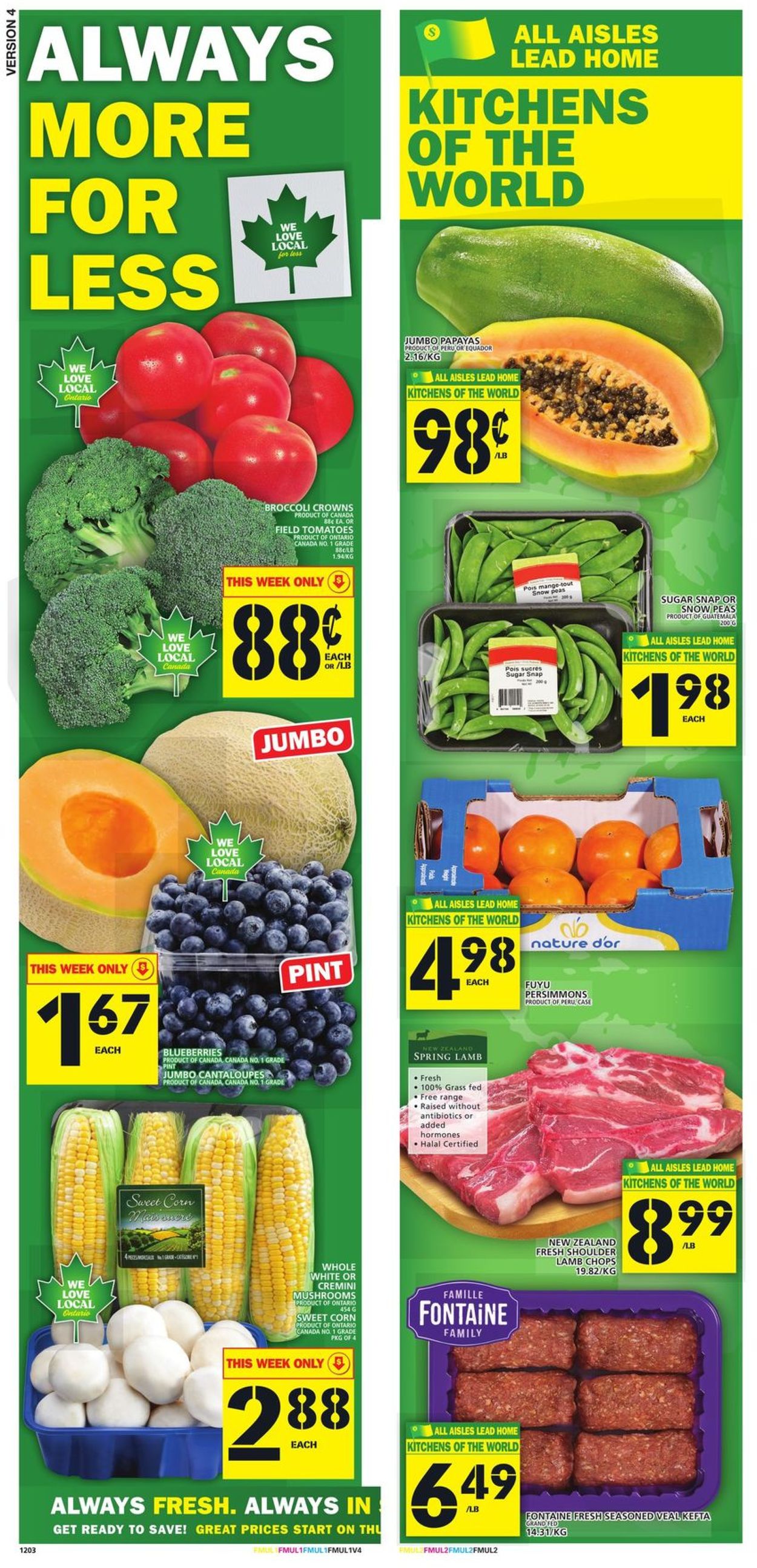 Food Basics Flyer from 08/12/2021