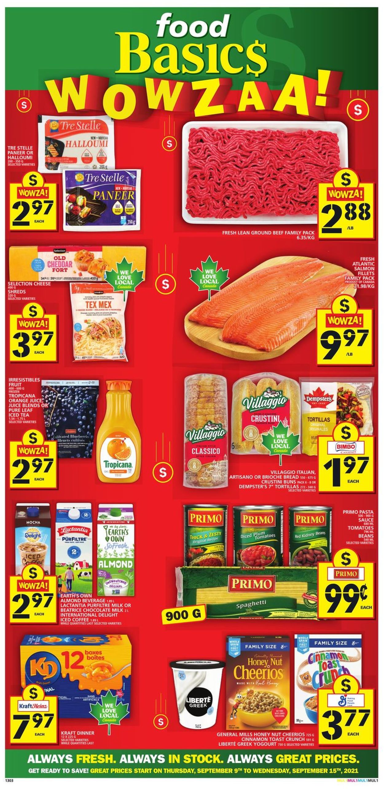 Food Basics Flyer from 09/09/2021