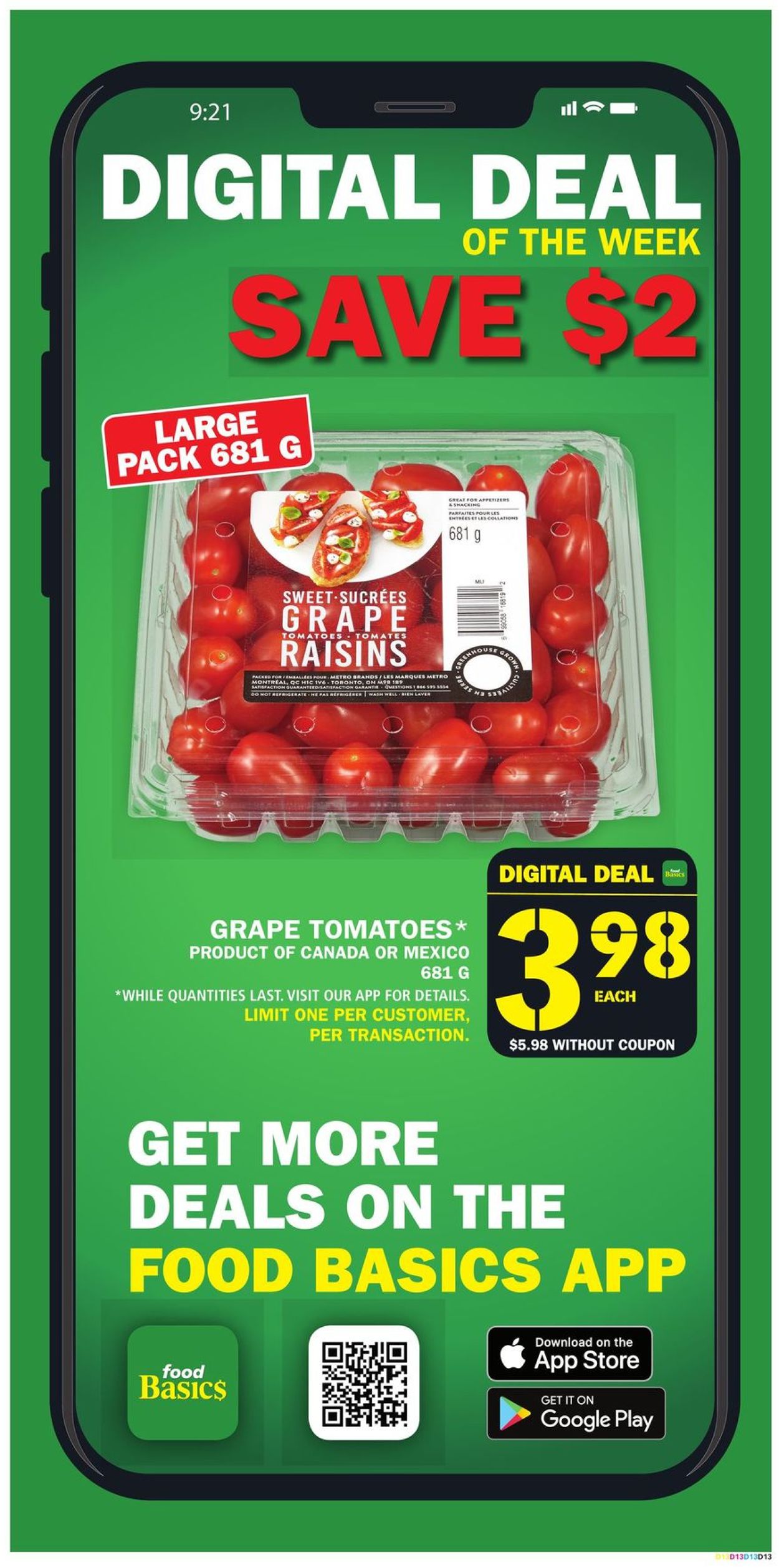 Food Basics Flyer from 01/20/2022