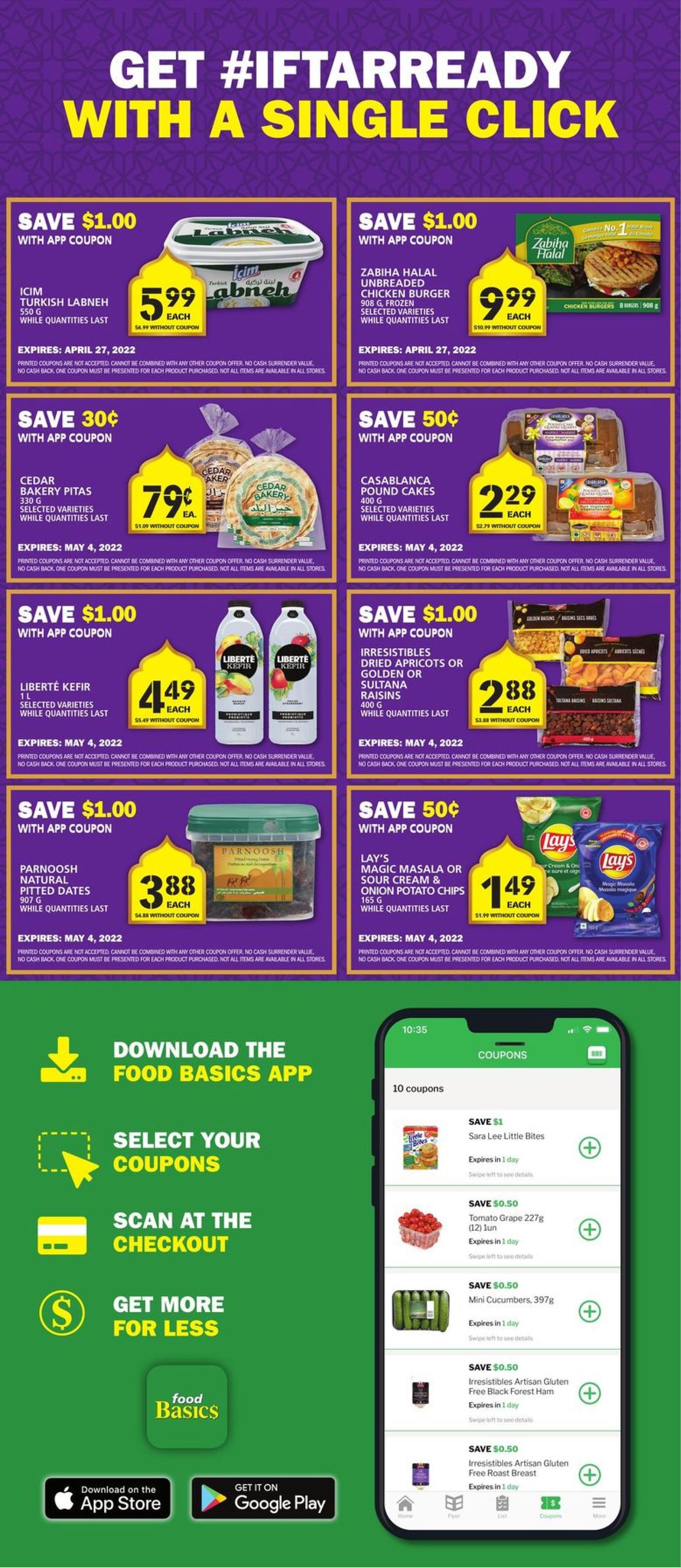 Food Basics Flyer from 04/21/2022