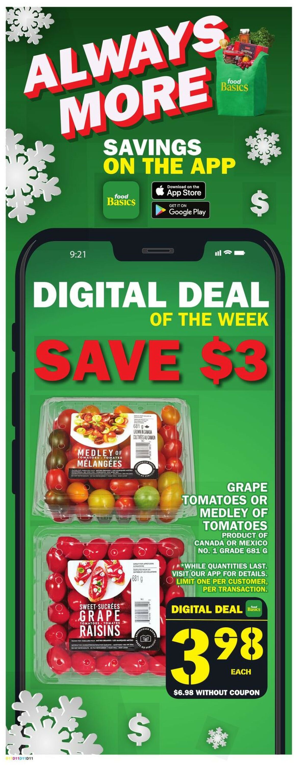 Food Basics Flyer from 12/15/2022