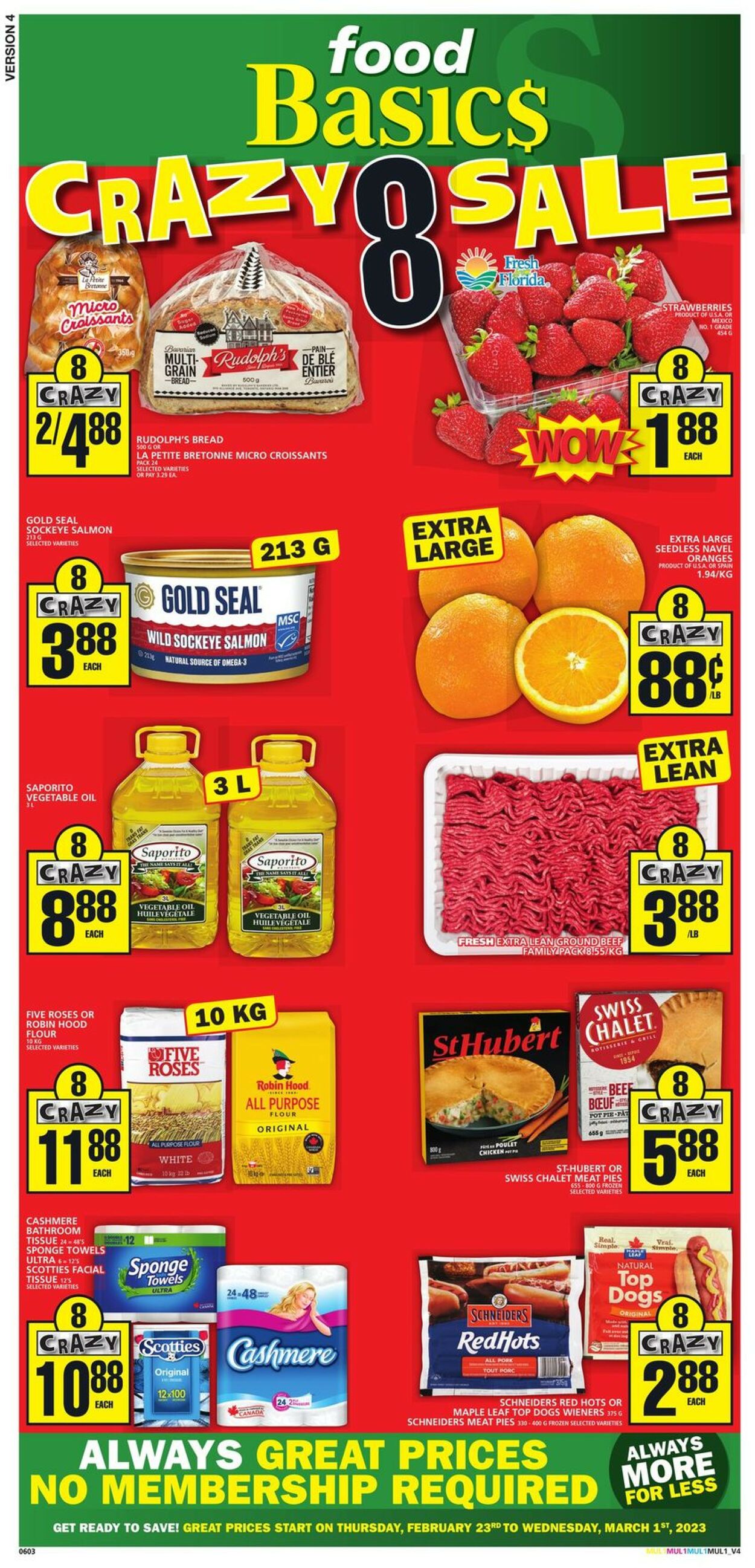 Food Basics Flyer from 02/23/2023