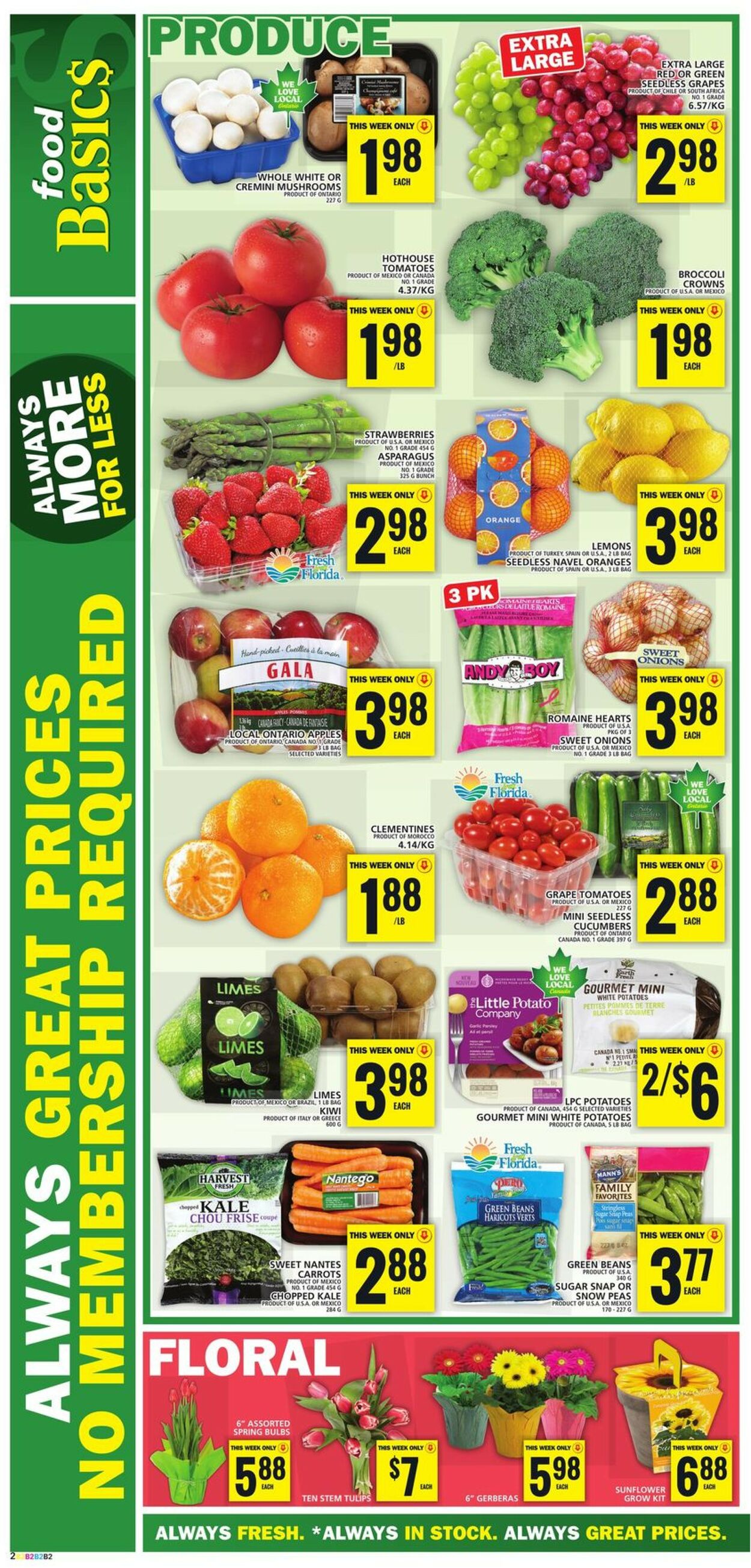 Food Basics Flyer from 03/16/2023