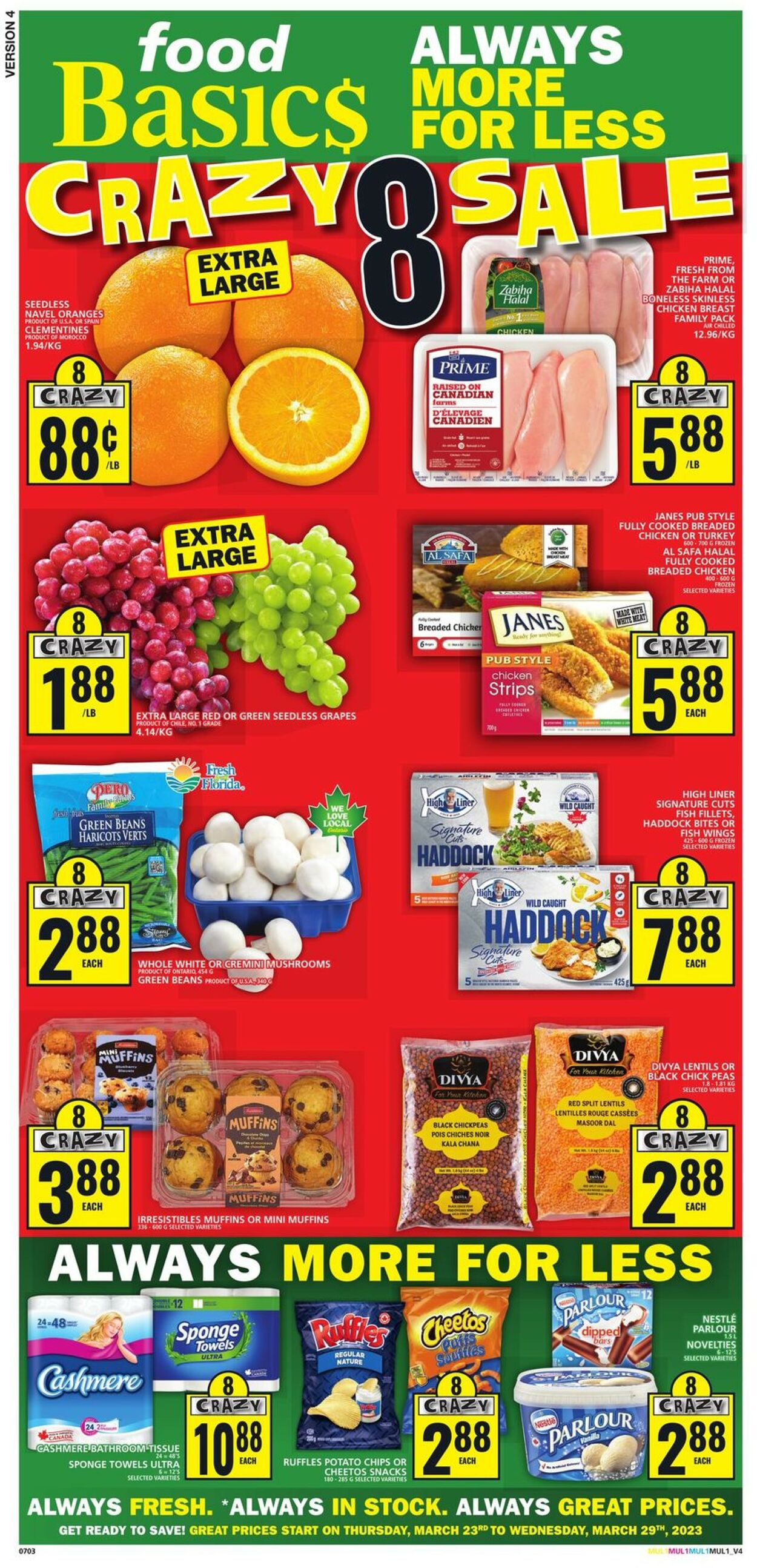 Food Basics Flyer from 03/23/2023