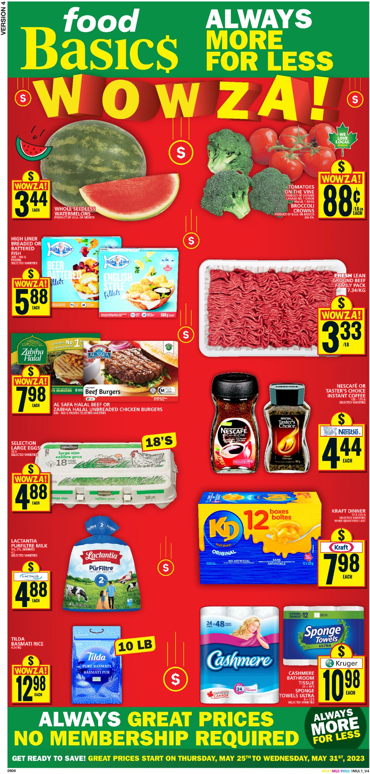Food Basics Flyer from 05/25/2023