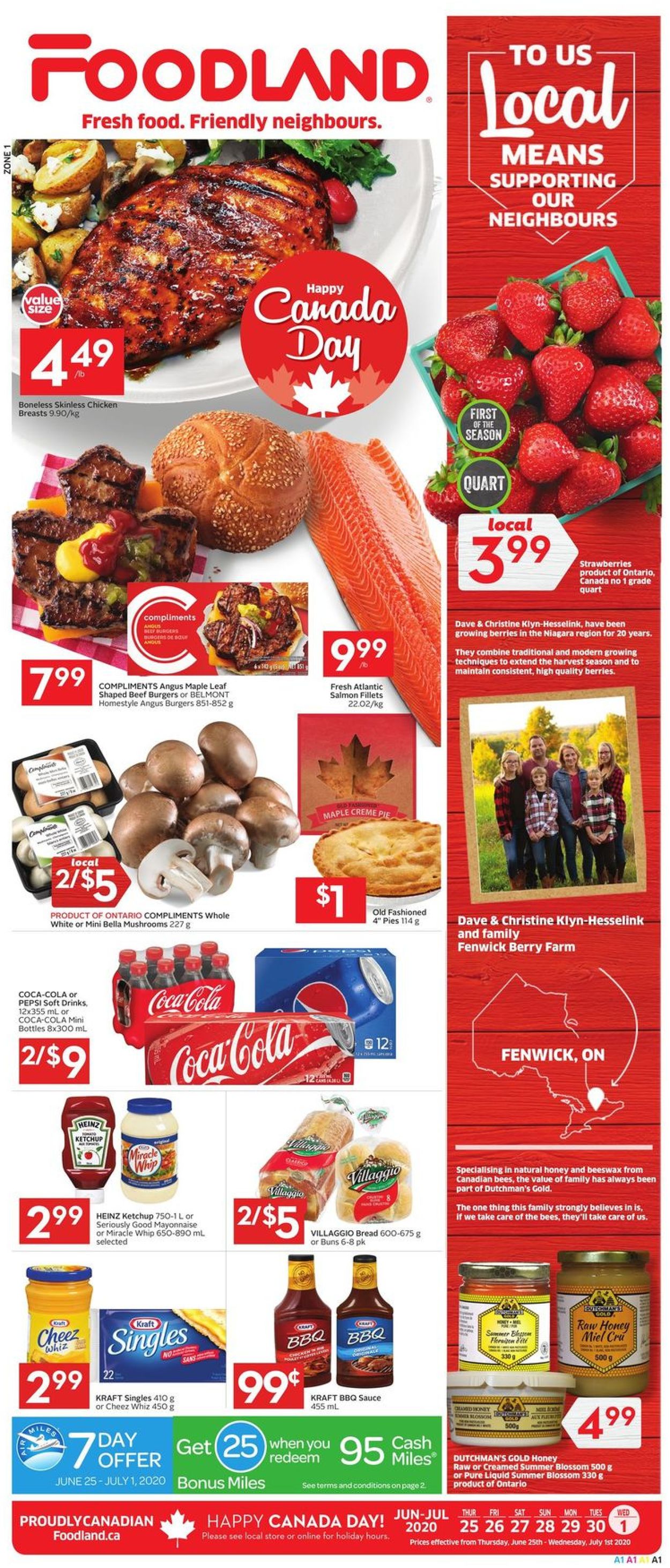 Foodland Flyer from 06/25/2020
